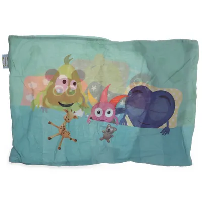 Örngott (Grön) från Babblarna Bomull