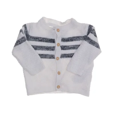 Kofta (Vit, Blå) från Name It Minimize Ekologisk bomull