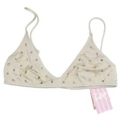 Bikini top (Beige) van MC2 Saint Barth Elastaan, Polyamide
