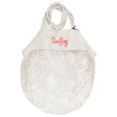 Sac de plage (Beige, Rouge) de Smiling