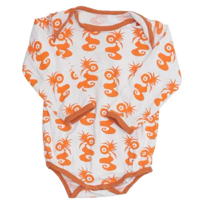 Body (White, Orange) from Snoozy Scandinavia Cotton, Elastane
