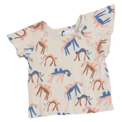 T-shirt (Beige, Blå, Brun) från Minimarket Bomull