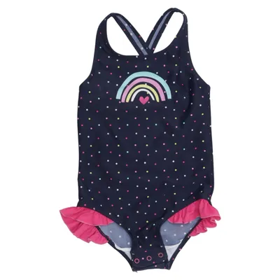 Maillot de bain une pièce (Bleu, Multicolore) de Topomini Élasthane, Polyester