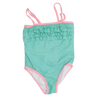 Baddräkt (Grön, Rosa, Vit) från Pusblu Elastan, Polyester