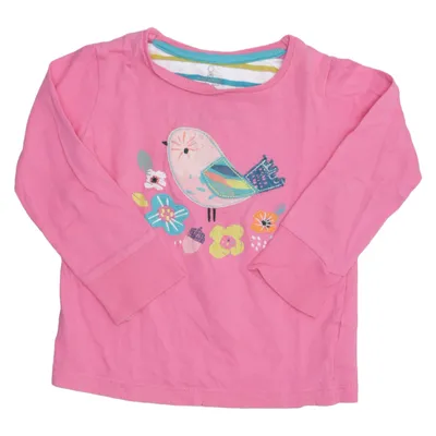 Långärmad t-shirt (Rosa) från Mothercare Bomull, Elastan