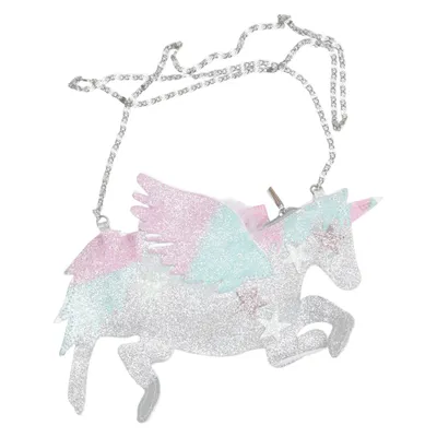 Schoudertas (Zilver, Roze, Turquoise) van Great Pretenders