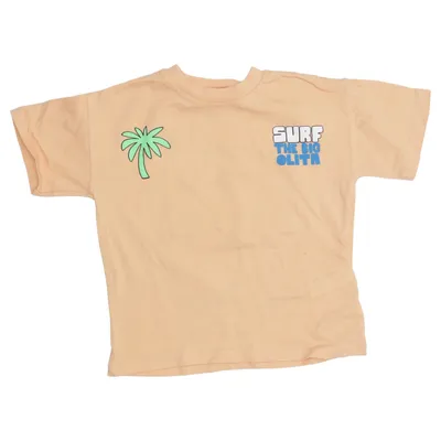 T-shirt (Orange, Flerfarvet) fra Zara Bomuld