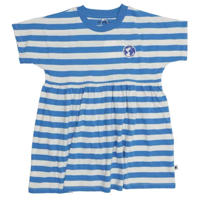Robe (Bleu, Blanc) de Mini Rodini Coton biologique