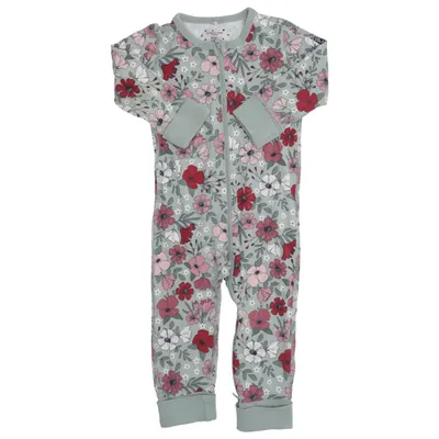 Rompers (Gray, Multicolored) from Polarn O. Pyret Elastane, Organic cotton