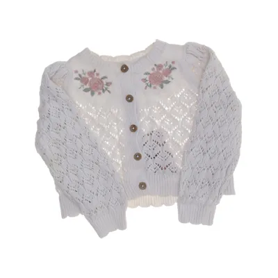 Cardigan (Beige, Meerkleurig) van Newbie by KappAhl Katoen