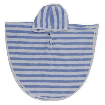 Badcape (Blå, Vit) från Jacadi Bomull