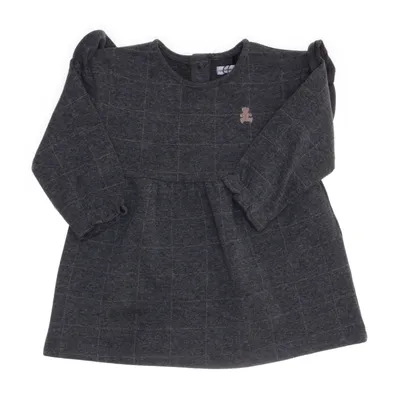 Dress (Gray) from Lulu Castagnette Cotton, Polyester