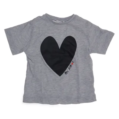 T-shirt (Grå) från KappAhl Bomull, Viskos