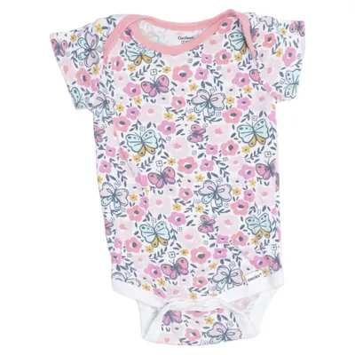 Romper (Wit, Roze, Meerkleurig) van Gerber Katoen