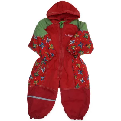 Overall (Röd, Grön, Flerfärgad) från European Kids Lindex Bomull, Polyamid, Polyester