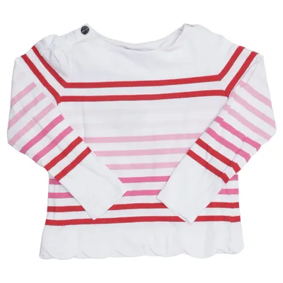 T-shirt à manches longues (Blanc, Rouge, Rose) de Jacadi