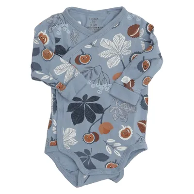 Body (Bleu, Multicolore) de Lindex Baby Coton, Élasthane