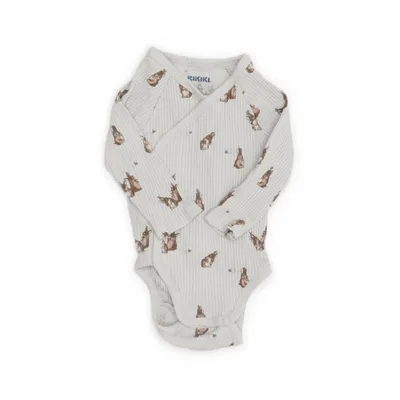 Body (Grå, Brun) från Rikiki Bomull, Elastan