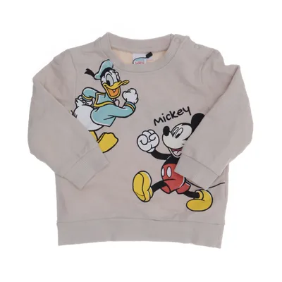 Collegetröja (Beige, Flerfärgad) från Disney Baby Bomull, Elastan