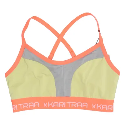 Sport-BH (Grå, Grön, Orange) från Kari Traa Elastan, Polyester