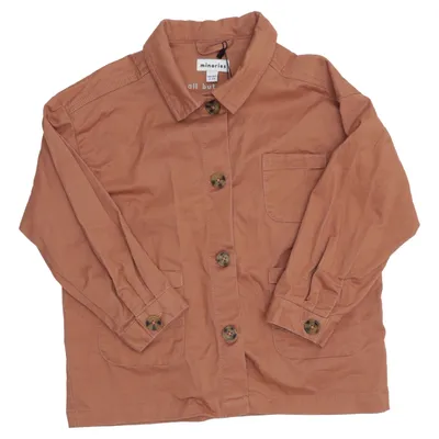 Overshirt (Brown) from Minories Cotton, Elastane