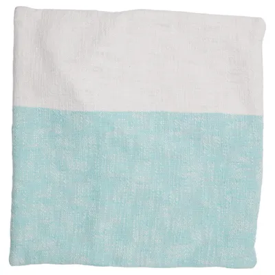 Cushion cover (Turquoise, Beige) from Pottery Barn Cotton