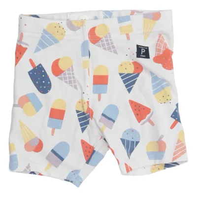 Hotpants (Vit, Flerfärgad) från Polarn O. Pyret Elastan, Ekologisk bomull