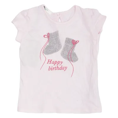 T-shirt (Roze) van Benetton Baby Katoen