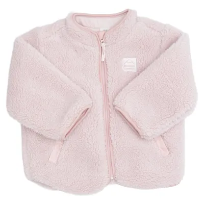 Fleece jacket (Pink) from H&M Cotton, Polyester