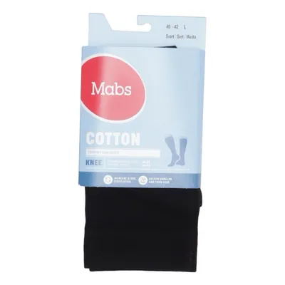 Bas de contention (Noir) de Mabs Coton, Élasthane, Polyamide