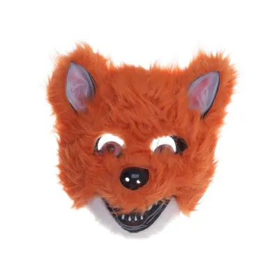 Masquerade-masker (Oranje, Wit, Zwart)