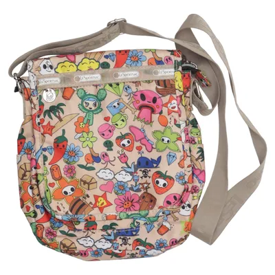 Axelremsväska (Beige, Flerfärgad) från Le Sportsac