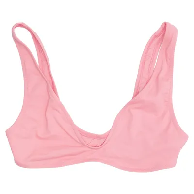 Bikini top (Pink) from Skims Elastane, Nylon
