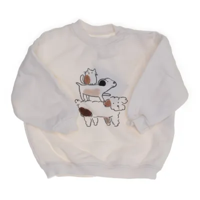 Collegetröja (Vit) från Zara Bomull, Elastan