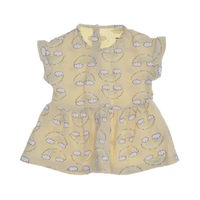 Klänning (Gul, Flerfärgad) från ICA I Love Eco Bomull, Elastan