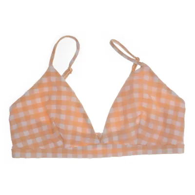 Bikini top (Orange, White) from Envii Elastane, Polyamide, Polyester