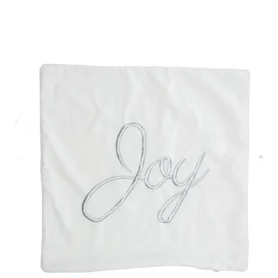 Cushion cover (White, Silver) from Home Sweet Home