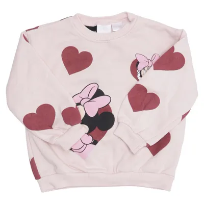 Sweatshirt (Roze, Rood) van Zara x Disney Katoen, Elastaan