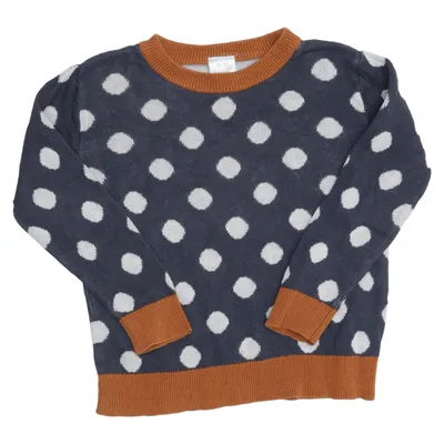 Trui (Blauw, Wit, Bruin) van Pusblu Katoen