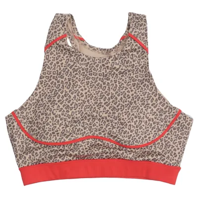 Sports-BH (Beige, Rød) fra Rebecca Minkoff Elastan, Polyester