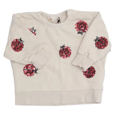 Sweatshirt (Beige, Red) from Konges Sløjd Organic cotton, Polyester