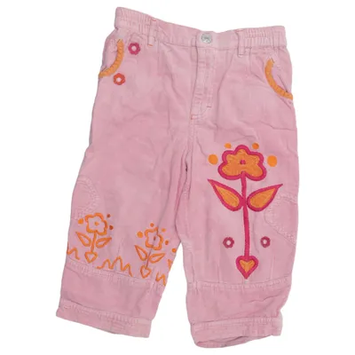 Corduroy broek (Roze, Meerkleurig) van Oilily Katoen