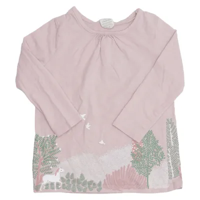 Långärmad t-shirt (Rosa, Grön, Flerfärgad) från Alana Bomull