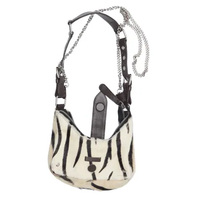 Axelremsväska (Beige, Svart) från Núnoo