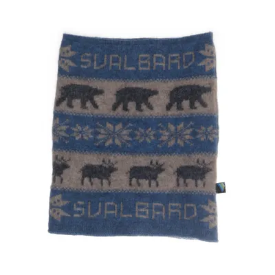 Tube scarf (Blue, Beige, Multicolored) from Arctic Edge Merino wool, Silk