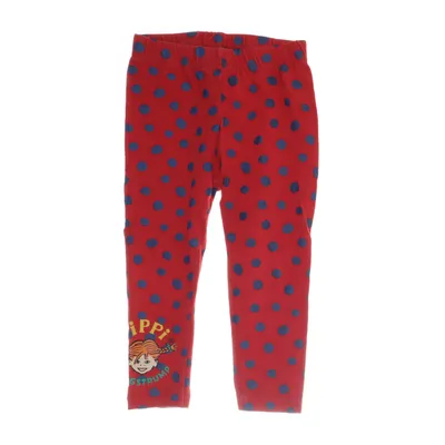 Leggings (Röd, Blå) från Pippi Långstrump Elastan, Ekologisk bomull