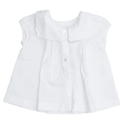 Top (White) from Jacadi Cotton
