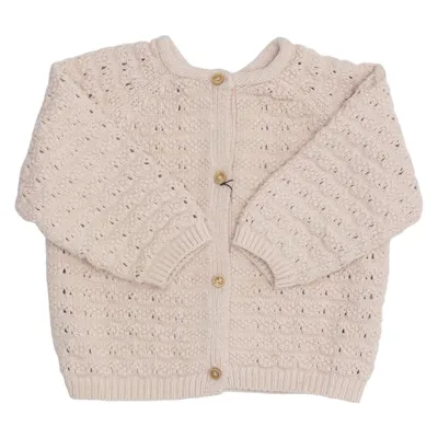 Cardigan (Beige) fra Zara Bomuld, Polyamid, Viscose
