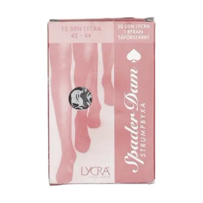 Nylonstrumpbyxor (Röd) från Spader Dam Elastan, Polyamid