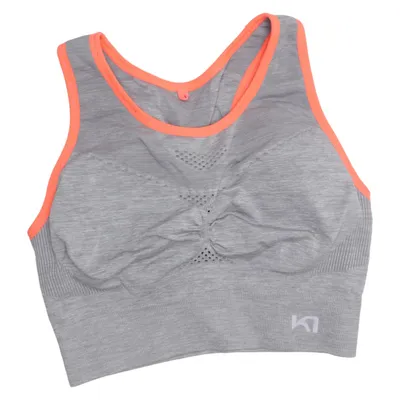 Brassière (Gris, Orange) de Kari Traa Élasthane, Polyamide, Polyester